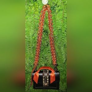 NEW!!! | Handmade | 33" | Braided | Crystal | Rhinestone | Purse | Strap